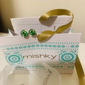 New Mishky earrings in original box.